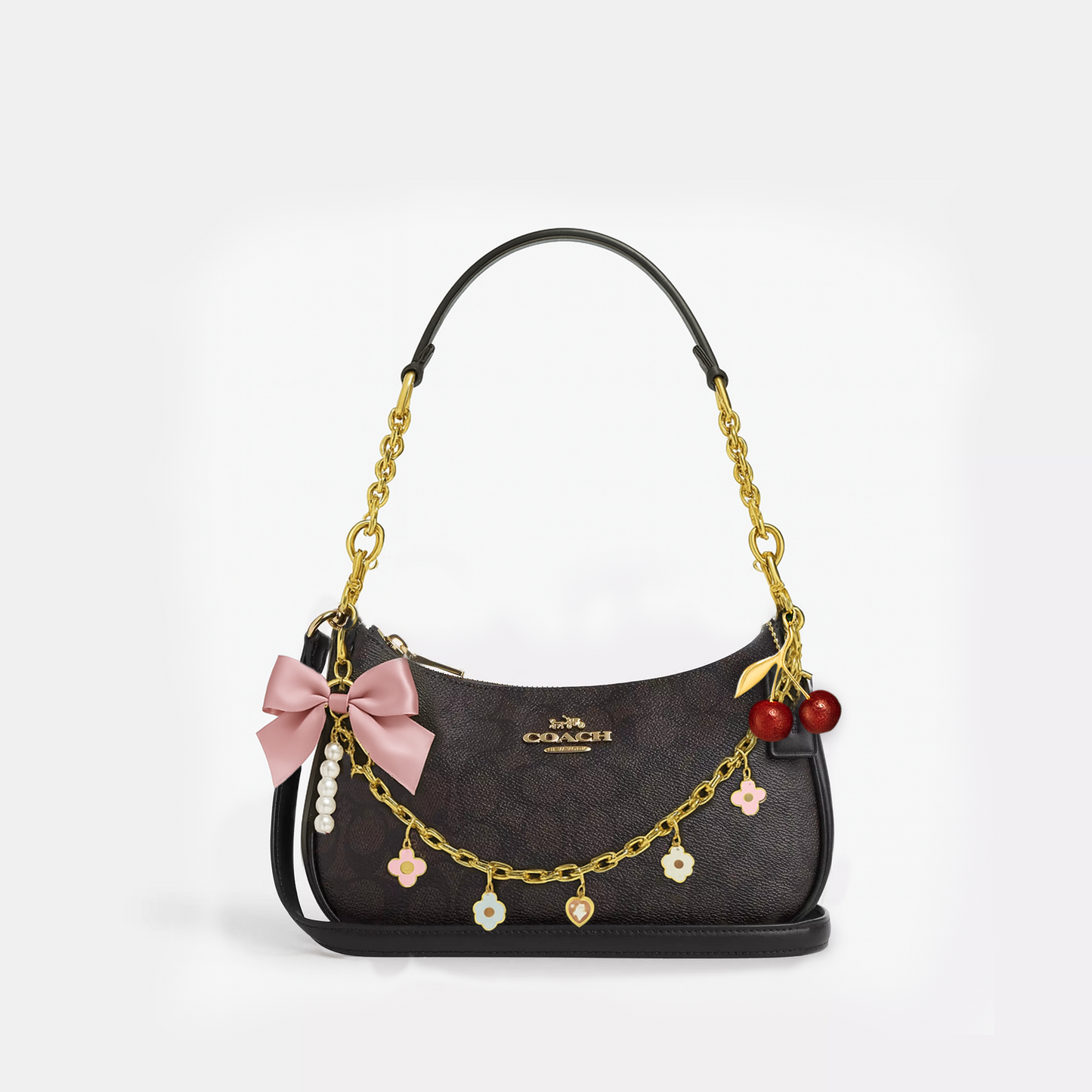 Teri Shoulder Bag - Free Flower Charm